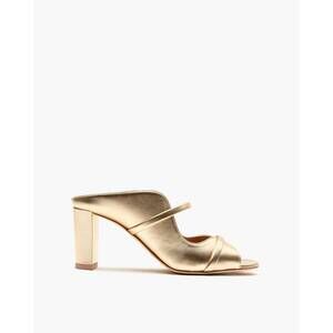 NEW MALONE SOULIERS women's norah 70 metallic heel in antique gold